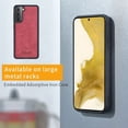 thumbnail image 5 of for Samsung Galaxy S23 FE Case for Women Men, Removable Durable PU Leather Magnetic Flip Strap Wristlet Zipper Purse Card Holder Detachable Wallet Phone Cases for Samsung Galaxy S23 FE, Red, 5 of 10