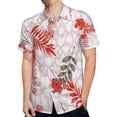 thumbnail image 4 of High Quality Hawaiian Shirts for Men Short Sleeve Aloha Beach Shirt Floral Summer Casual Button Down Shirts Blouses 7BSSTZ, 4 of 7