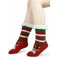 thumbnail image 4 of Slipper Socks for Women with Gripper - Winter Non Slip Thick Fuzzy Socks - Warm Cozy Christmas Gift 1/2Pairs, 4 of 6