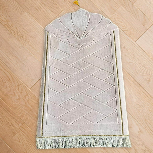 Dalazy Portable Soft Muslim Carpet Area Rugs Eid Wedding Birthday Present Camel