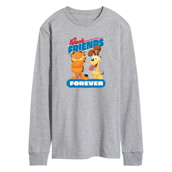 Garfield - Best Friends Forever - Adult Long Sleeve Tee