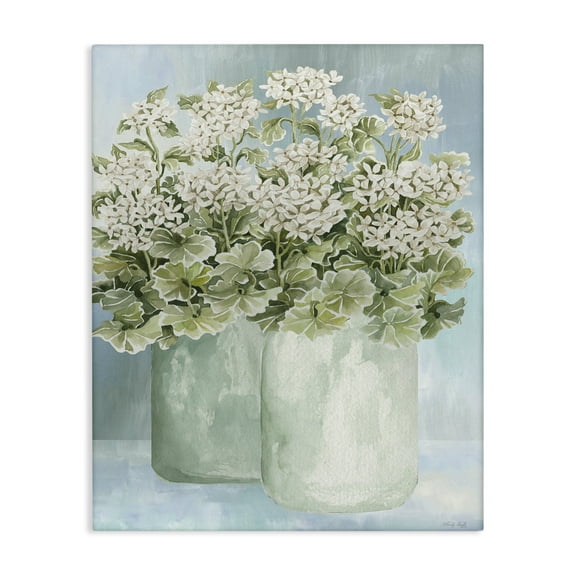 Stupell Industries Charming Country Herbs Botanical & Floral Painting Gallery Wrapped Canvas Art Print Wall Art, 16 x 20