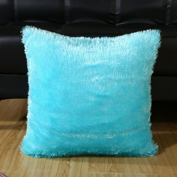 JLFNYA Pillow Covers,Pillow Protector Clearance!Plush Cushion Cover Sofa Lumbar Pillow Cover Home Decoration Solid Colorful