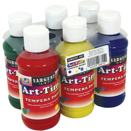 Sargent Art Assorted Colors Tempera Paint, 1 Each (Best Paint For Plaster)