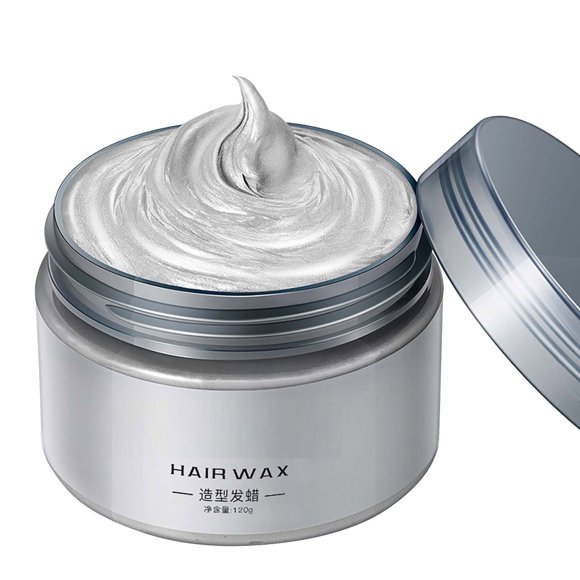 1X Hair Dye Bradem Clear Out Deal, Hair Wax Color Dye Styling Mud Natural Hairstyle Pomade Washable Temporary Party Cosplay, Hair Coloring Products White, a Hair Dye