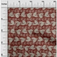 thumbnail image 2 of oneOone Cotton Cambric Maroon Fabric Asian Block Dress Material Fabric Print Fabric By The Yard 42 Inch Wide, 2 of 4