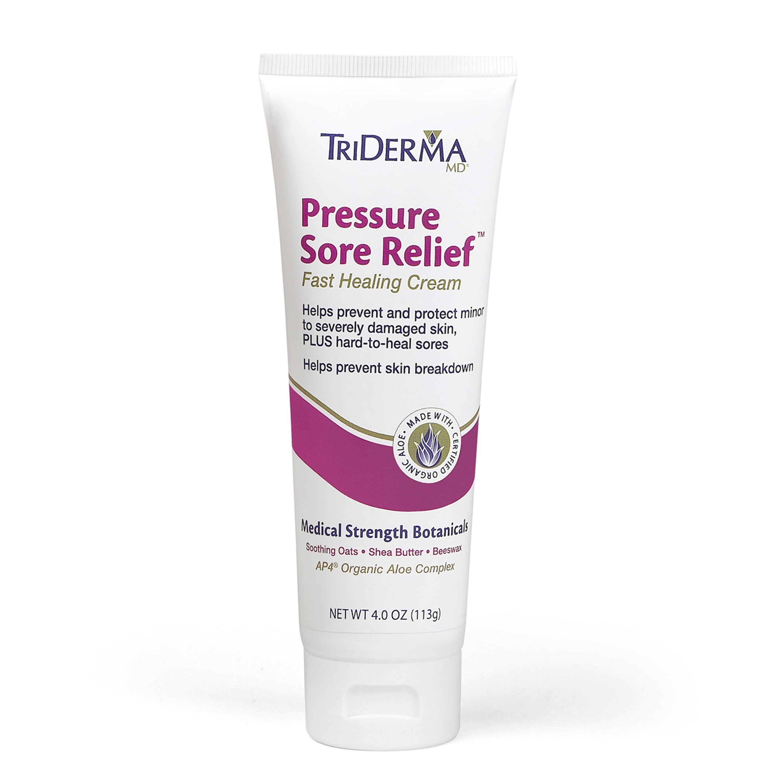 TriDerma Pressure Sore Relief Cream, 4 ounce Tube