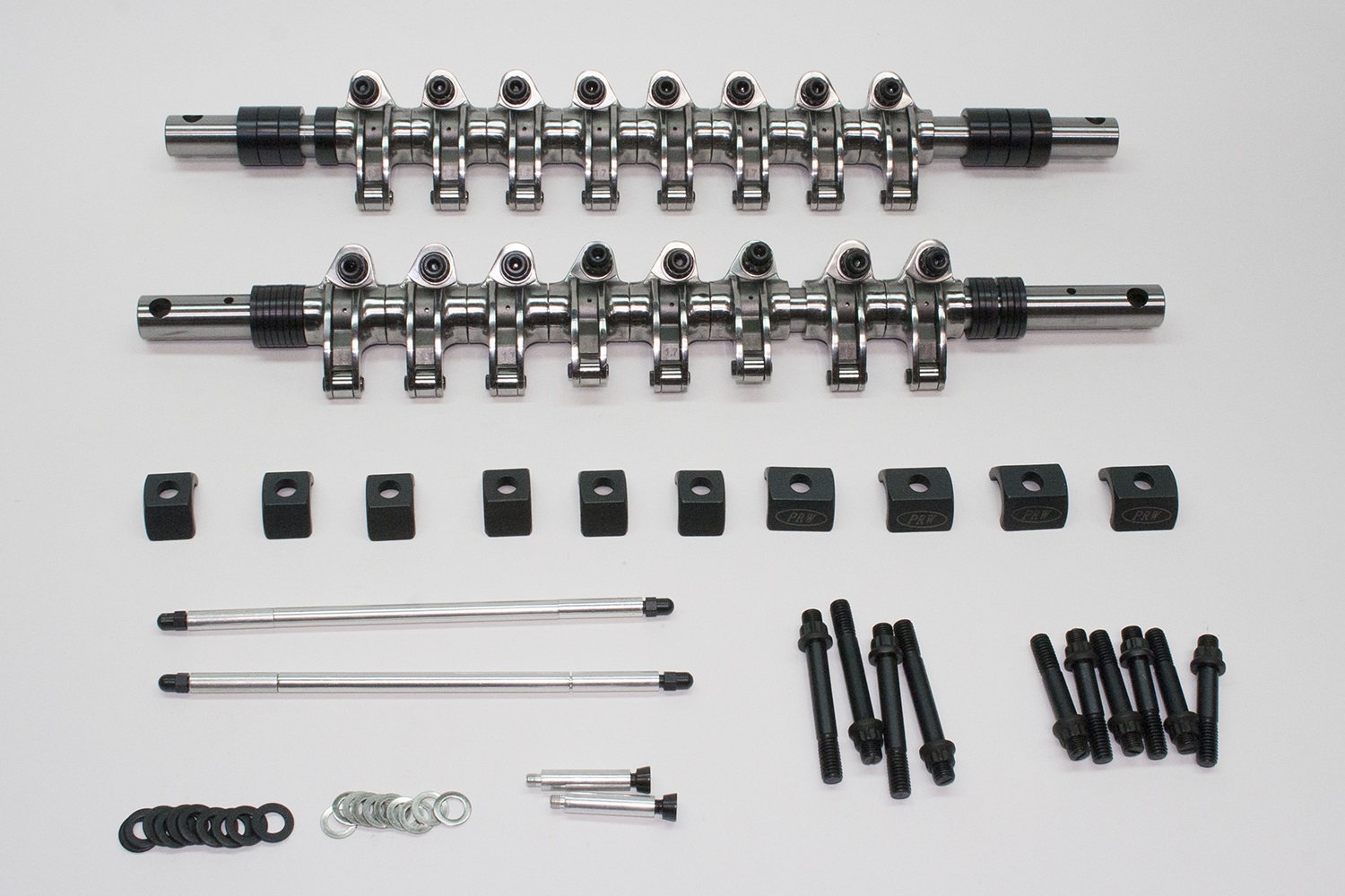 PRW Industries 3244013 Rocker Arm Kit; Stainless Steel; Shaft Mount; 1.