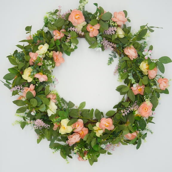 22" Poppy, Veronica Wreath
