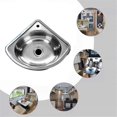 thumbnail image 5 of Stainless Steel Sink for RV Kitchen and Bathroom Use in Motorhomes and Camper Vans, 5 of 5
