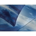thumbnail image 4 of Ambesonne Blue White Quilted Bedspread Set 3 Pcs, Night Sky Moon Stars, King Size, Navy Blue and White, 4 of 5