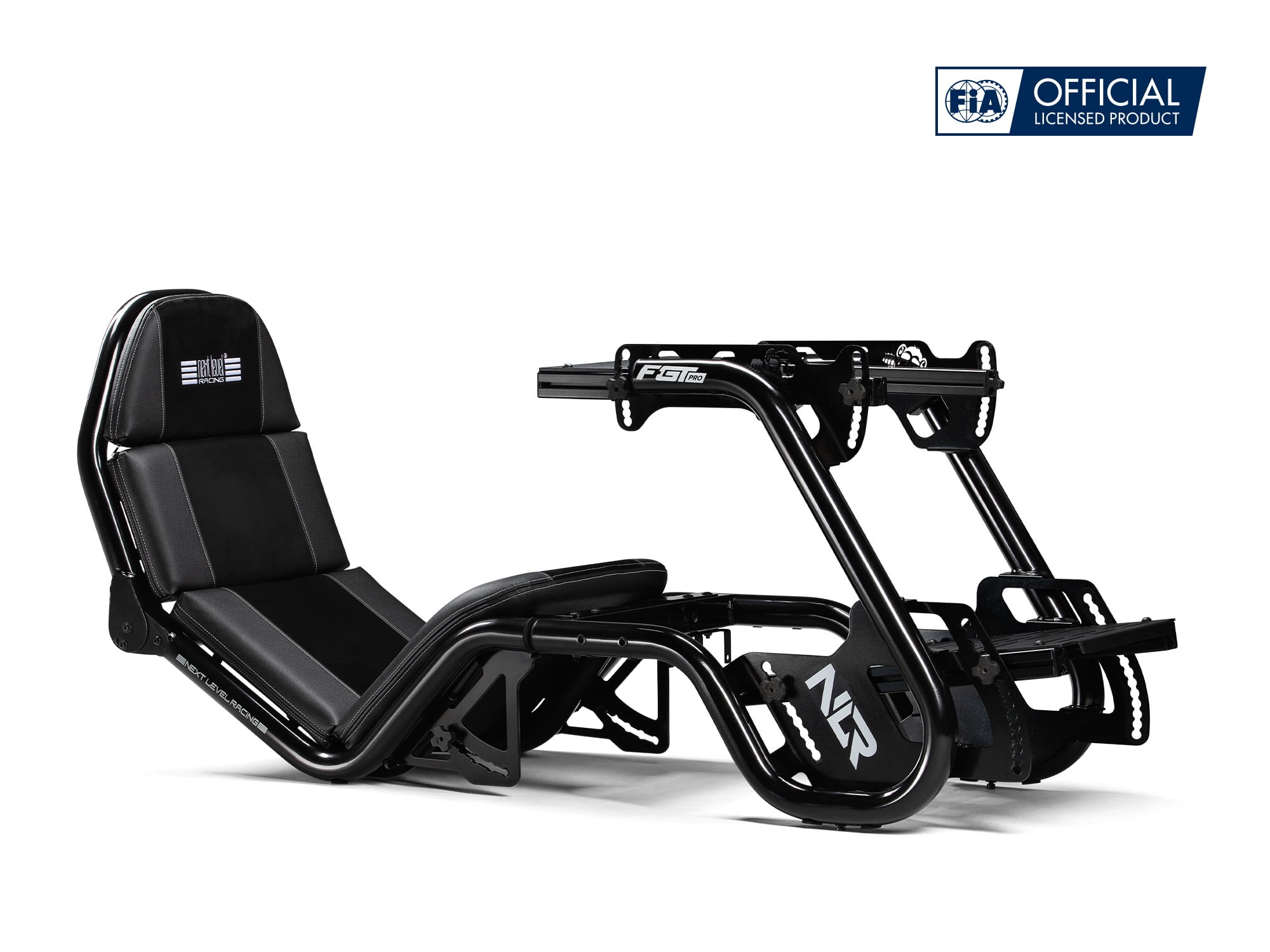 Next Level Racing® F-GT Pro Formula and GT Racing Simulator Cockpit- Black Edition [NLR-R003]