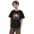 thumbnail image 5 of ibiyuan Girl Shirts Size 10-12 Casual Short Sleeve Girls T-Shirts Funny Print Girl Tops Size 7-8 Crew Neck Tees Y2k Family Vacation Trip Tee,12-13 Years, 5 of 6