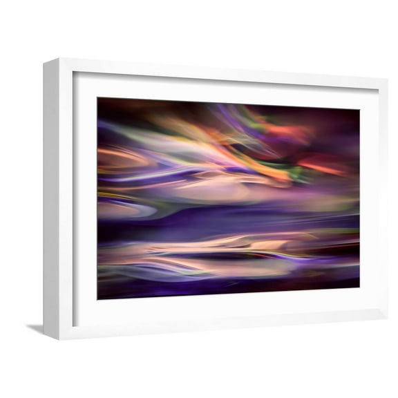 Art.com Blue Lagoon at Dawn Photographic Print by Ursula Abresch, White Frame Wall Art, 23" x 17"