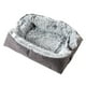 thumbnail image 4 of Cojín suave para gatos, cama para gatos, lavable, 2 en 1, sofá para gatos, manta suave para gatos, para perros pequeños, cojín de peluche para gatos, tamaño de cama de peluche en 60 x 51 cm, gris TUNC Sencillez, 4 of 5