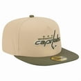 thumbnail image 3 of Men's New Era  Tan/Olive Washington Capitals Color Pack Two-Tone 59FIFTY A-Frame Fitted Hat, 3 of 5