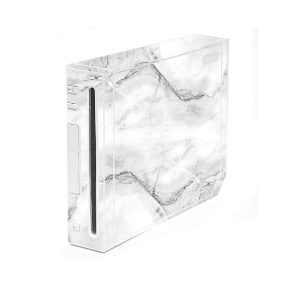Nintendo Wii WHITE MARBLE Console Skin