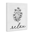 thumbnail image 2 of Stupell Industries Modern Bathroom Herb Relax Canvas Art, 16 x 20, by Lettered and Lined, 2 of 8