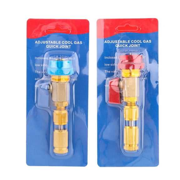 QHUDLV R134A R12 Valve Core Quick Remover Installer, High Low Pressure Valve Core Remover Tools Kit for R134, Anti Valve Core Quick Remover Installer for 134/R12 for Different