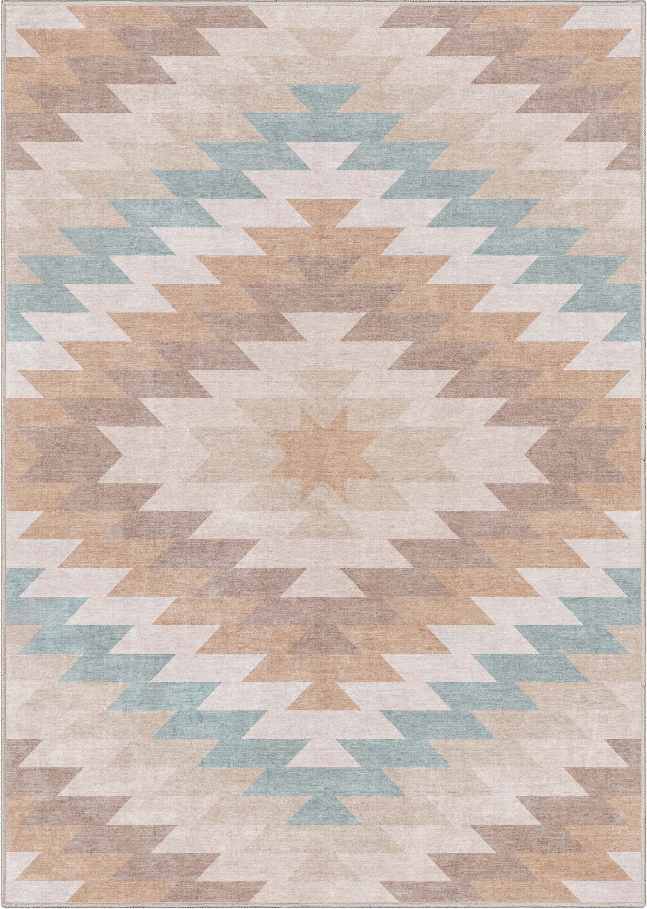 Well Woven Apollo Albuquerque Vintage Southwestern Beige Flatweave 3'3" x 5' Area Rug