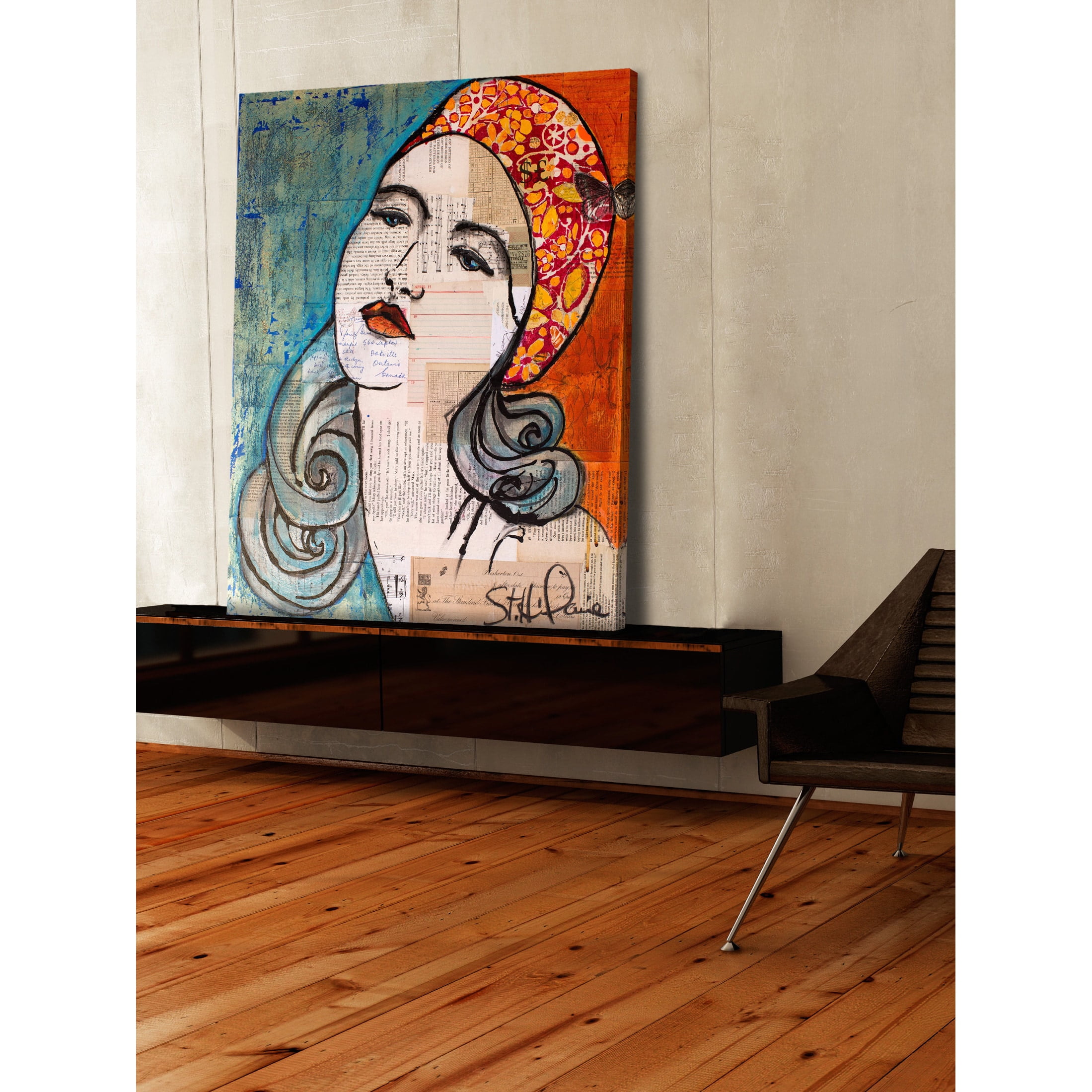 "Sweet Resistance" Painting Print on Wrapped Canvas