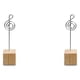 thumbnail image 3 of Yuarrent Base de madera Lugar Titular de la tarjeta Escritorio Buffet Reserva Notas Imagen Clip Soporte Comedor Centros de Nota musical Nota musical 2Conjunto, 3 of 6
