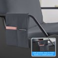 thumbnail image 4 of ZAFLY Rocking Accent Chair, Glider Reading Chair with Footrest, Comfy Corduroy Single Sofa for Living Room/Nursery/Bedroom - Gray, 4 of 8