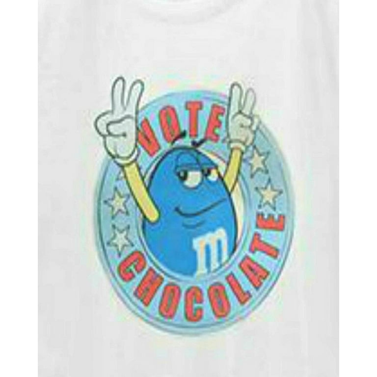 M&M's Candy Silly Character Face Adult T-Shirt