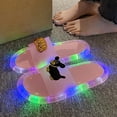 thumbnail image 6 of Djtdsds Kids LED Light-Up Slide Sandals Fun Open-Toe Shoes Color:Pink,Size:5-5.5 Years, 6 of 8