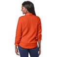 thumbnail image 2 of Jessica London Women's Plus Size Cable Crewneck Sweater, 2 of 5
