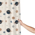 thumbnail image 6 of Cartoon Fantasy Space Universe Pattern Shower Curtain, Abstract Polyester Waterproof Bath Curtains for Bathroom Decorations, 72 x 72 inches, 6 of 7