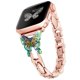 thumbnail image 1 of Compatible with Apple Watch Band 42mm 44mm 45mm, Women's Lightweight, Easily Adjustable Strap, Shiny Diamond on Butterfly, Metal Strap for iWatch Seri, 1 of 5