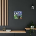 thumbnail image 4 of Jacaranda in Pointillism - Canvas, 4 of 10