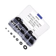 thumbnail image 1 of Maoww 500 Pcs M2 M2.5 M3, M4, M5, M6 Rondelles Métriques en NYLON Laveuse Plate Noire, 1 of 6