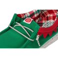 thumbnail image 4 of Hey Dude Wally Holiday Elf Green / Red  42146-3XX Pre-School Size 2, 4 of 4