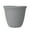 Grey, variant on Mainstays Basic Bell Planter 12 inch Black, Classic Design with Attached Tray Durable Weather Resistant Matte Finish