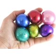 thumbnail image 4 of 6 Balls Total - 2 Packs of 3 - Small 1.5" Metallic Glitter with Thick Gel Mold-able Stress Ball - Ceiling Sticky Glob Balls - Squishy Gooey Shape-able Squish Sensory Squeeze Balls, 4 of 8