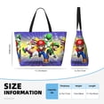 thumbnail image 2 of Lsque Mario Beach Travel Bag - Water-Resistant, Large Capacity Lightweight Tote with 7 Pockets for Women and Men - Perfect for Beach, Pool, Gym, and Travel, 2 of 5