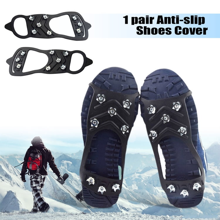 8-Stud Anti-slip Shoes Cover Snow Shoe Spikes Grips Outdoor Ice Crampon Tool Outdoor gadgets by
