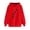 Red Sweatshirts, variant on Htigea Womens Hoodies Cute Heart Dog Paw Graphic Sweatshirts Casual Loose Fit Pullover Drawstring Hooded Long Sleeve Tops with Pocket Fall Winter Clothes Red S