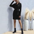 thumbnail image 4 of Vestido De Punto Para Mujer, Vestido De Suéter Cómodo Informal Para Citas ANGGREK Otros, 4 of 8