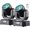Beam Spot Effect, variant on Mini Moving Light, 30W Compact Led DJ Stage Lights Moving Wash with Halo Effects, Remote/ DMX512/ Sound Control for Wedding DJ Party Disco Club Small Venues