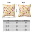 thumbnail image 2 of Pofeuu Rabbit And Balloon Print Double-sided plush pillowcase Square Throw Pillow Covers Pillows Cover for Living Room Bedroom Sofa Couch Cushion Cover（No pillow core）-22"x22", 2 of 7