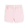 thumbnail image 3 of Hudson Baby Girl Shorts Bottoms 4-Pack, Pink White, 3-6 Months, 3 of 6