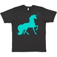 thumbnail image 3 of Inktastic Aqua Unicorn T-Shirt, 3 of 5