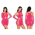 thumbnail image 3 of Lencería Sexy de talla grande para mujer, Body de una pieza, ropa interior transparente, transparente, abierta, sin tirantes, medias corporales eróticas, 3 of 5
