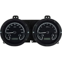 Dakota Digital VHX-67C-CAM-K-W 1967 Camaro VHX Instruments, Black