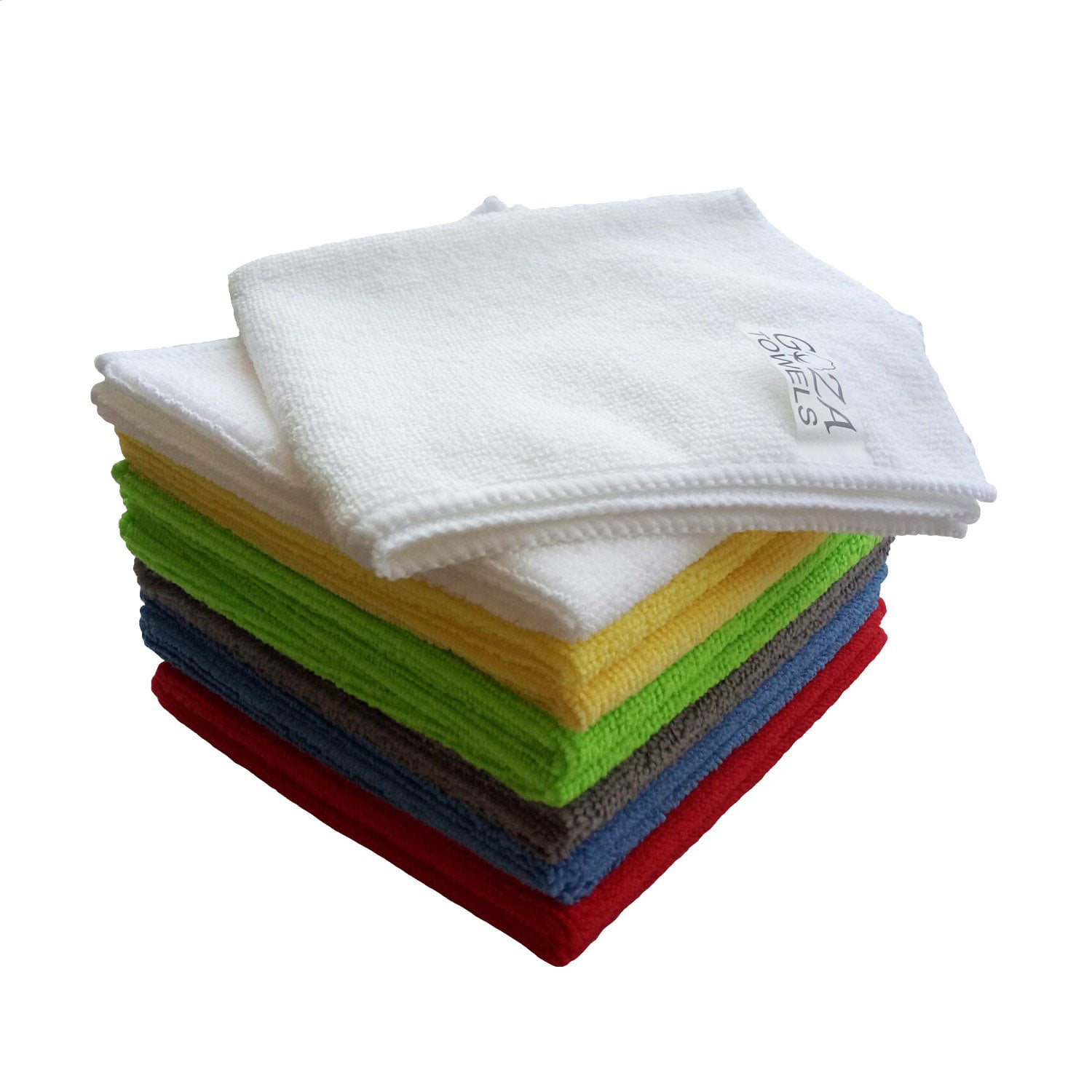 240 Microfiber 14"x14" Cleaning/Auto Detailing Towels MIXED COLORS PRO GRADE 