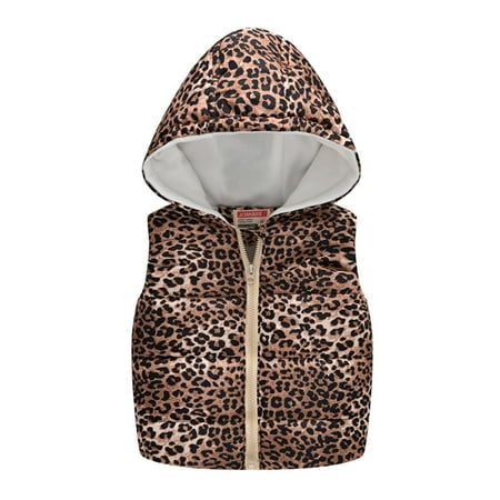 

Tagold Fall Savings Clearance Winter Coats for Toddler Baby Girls Cartoon Pattern Cute Zipper Windproof Sleeveless Vest Coat
