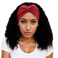 thumbnail image 3 of Lunxisen 2 Pcs Turban Headbands for Women Wide Vintage Head Wraps Knotted Cute Hair Band Accessories, 3 of 9